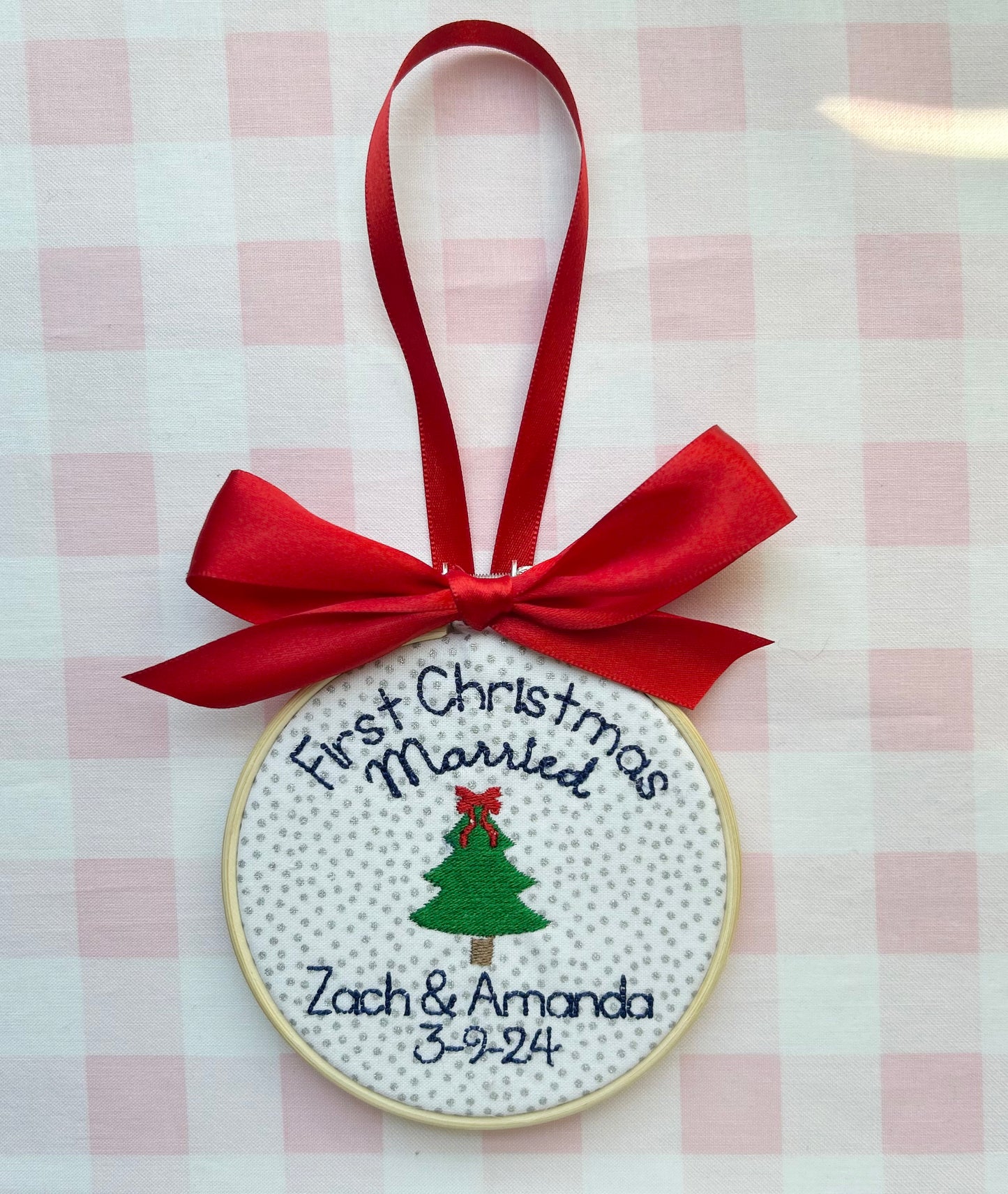 First Christmas Married