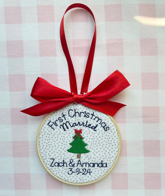 First Christmas Married