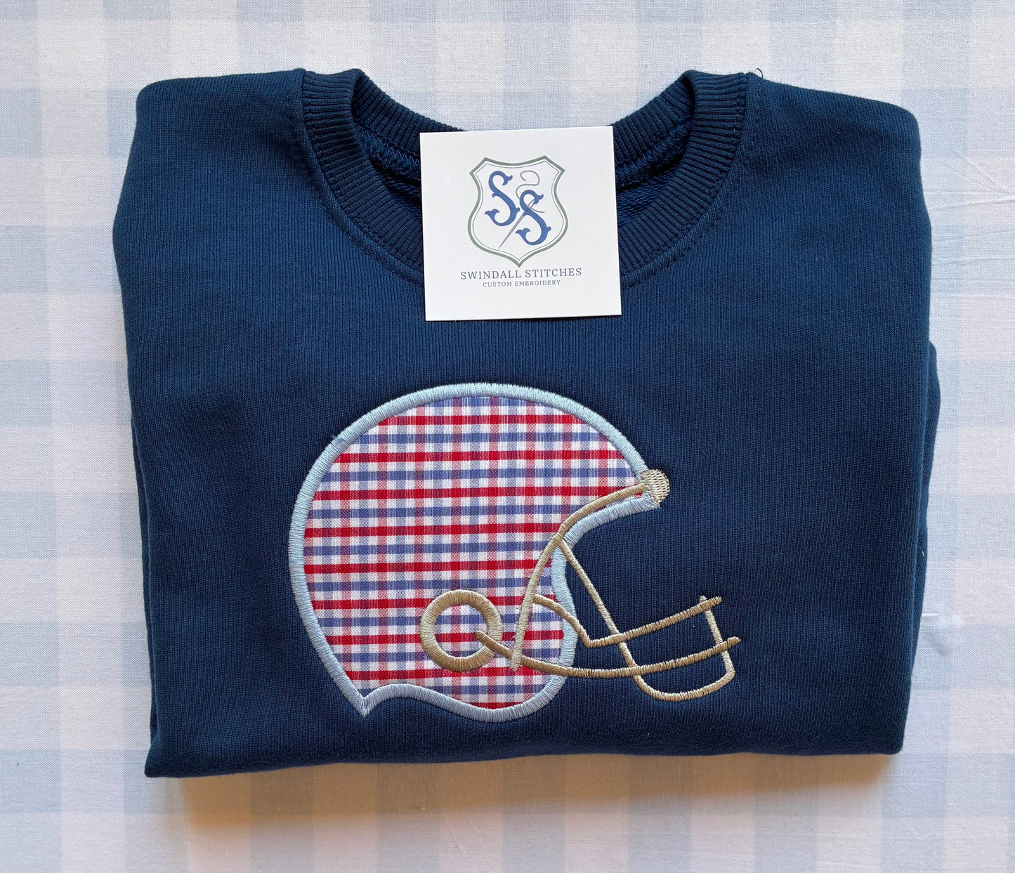 Football Appliqué Sweatshirt