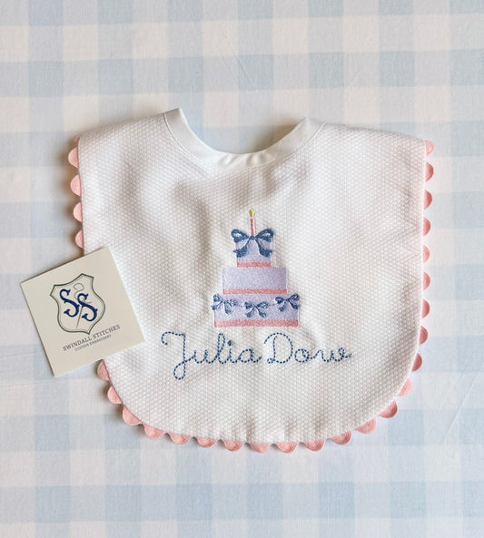 Birthday Bib for Girl