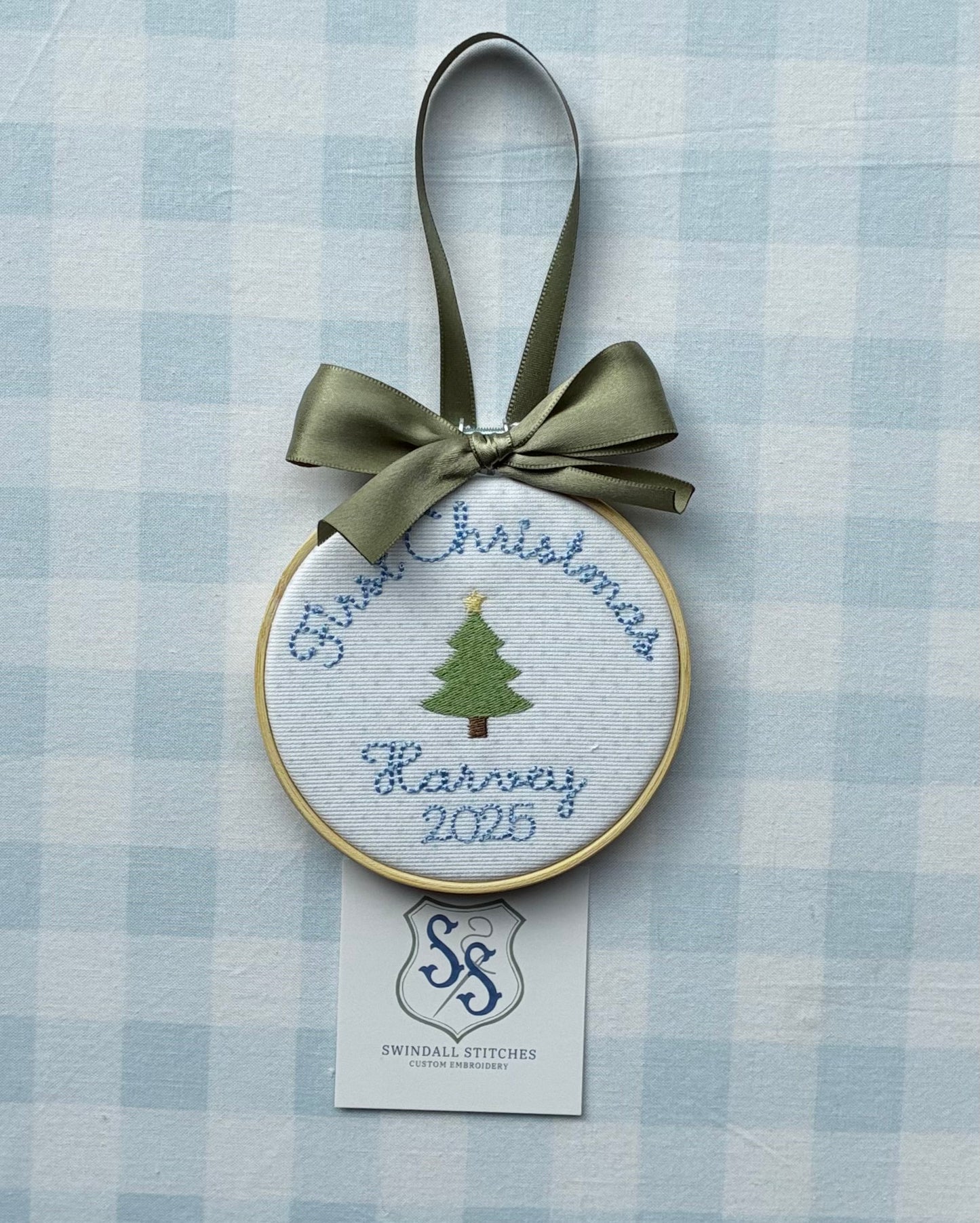 First Christmas (Blue Bitty Dot)