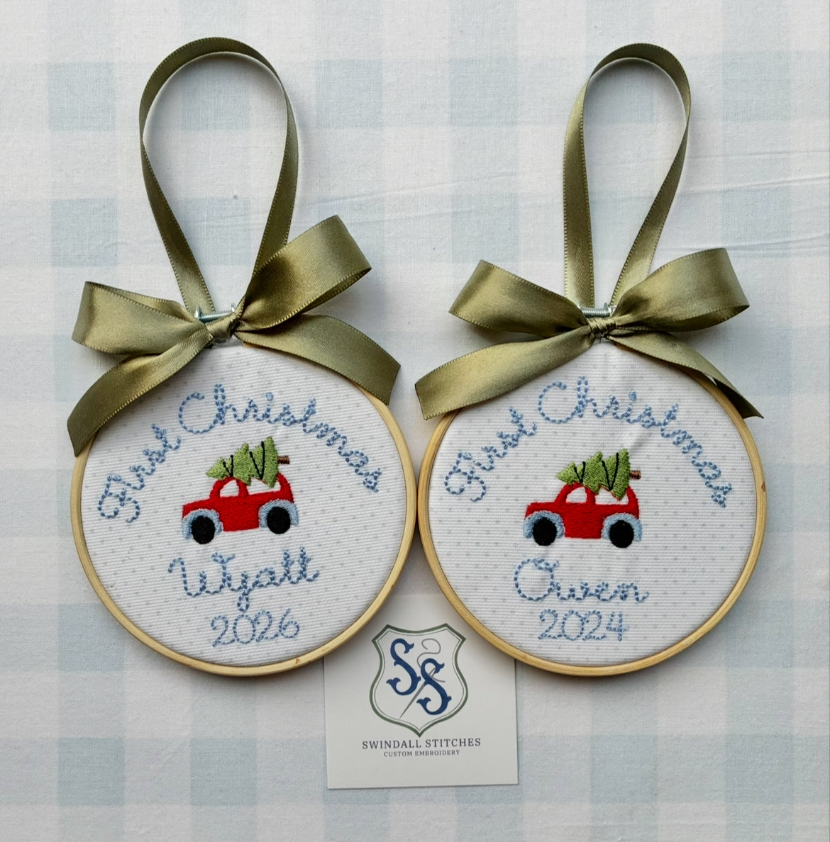 First Christmas (Blue Bitty Dot)