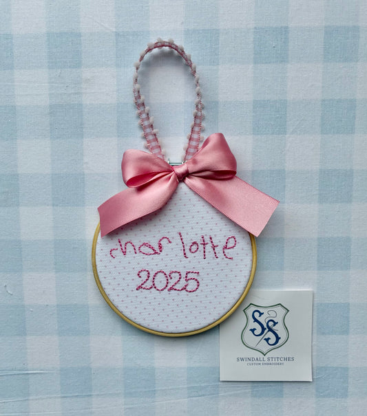 Handwriting Ornament