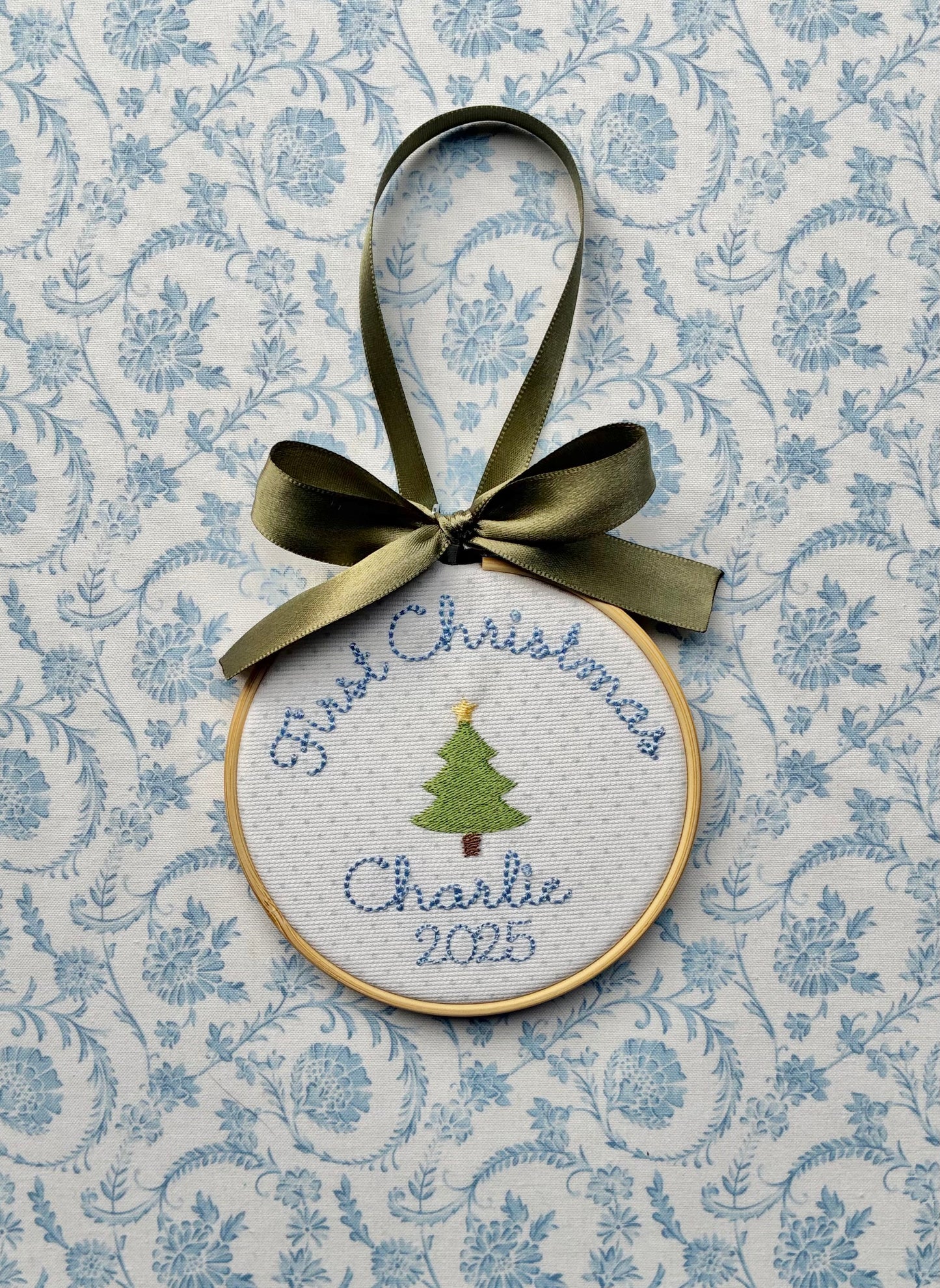 First Christmas (Blue Bitty Dot)