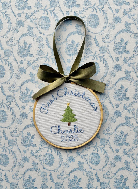 First Christmas (Blue Bitty Dot)