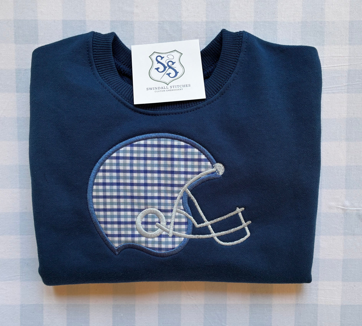 Football Appliqué Sweatshirt