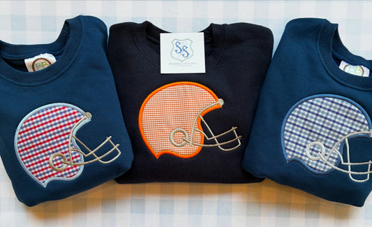 Football Appliqué Sweatshirt