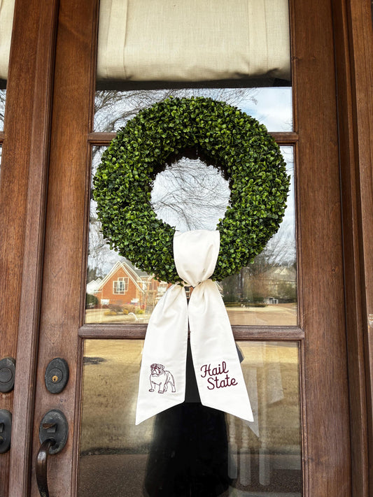 Wreath Sash MS State Bulldog